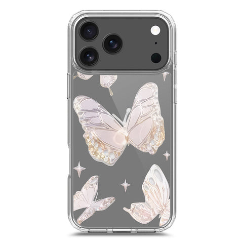iPhone 17 Pro Max Cover - O'Nation Butterfly Dreams Series 2 - Clear Phone Case - Soft Silicon Borders