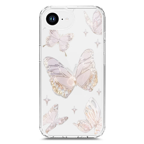 iPhone 16e Cover - O'Nation Butterfly Dreams Series 2 - Clear Phone Case - Soft Silicon Borders