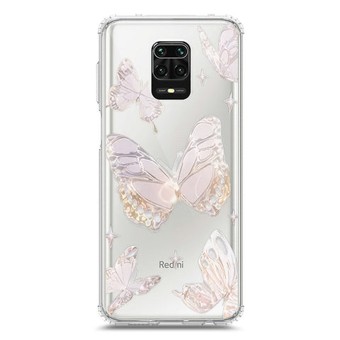 Xiaomi Redmi Note 9 Pro Max Cover - O'Nation Butterfly Dreams Series 2 - Clear Phone Case - Soft Silicon Borders