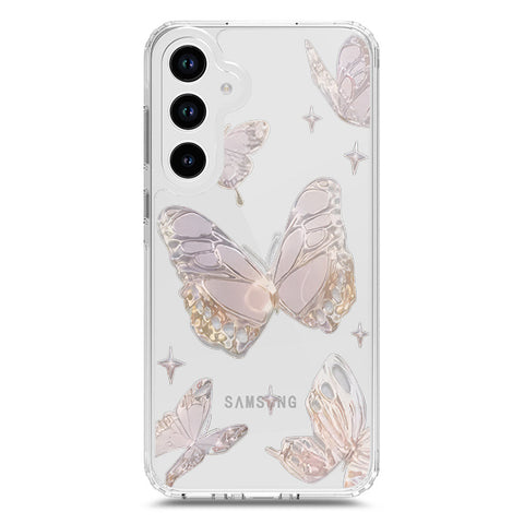 Samsung Galaxy A33 5G Cover - O'Nation Butterfly Dreams Series 2 - Clear Phone Case - Soft Silicon Borders