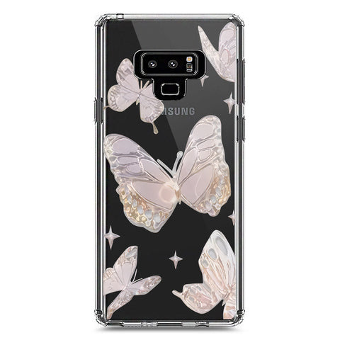 Samsung Galaxy Note 9 Cover - O'Nation Butterfly Dreams Series 2 - Clear Phone Case - Soft Silicon Borders