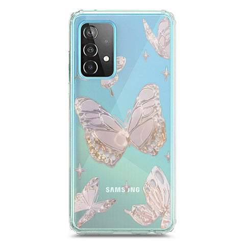 Samsung Galaxy A52s 5G Cover - O'Nation Butterfly Dreams Series 2 - Clear Phone Case - Soft Silicon Borders