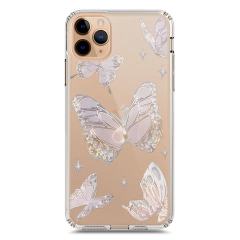 iPhone 11 Pro Max Cover - O'Nation Butterfly Dreams Series 2 - Clear Phone Case - Soft Silicon Borders