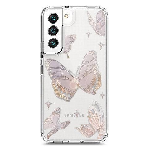 Samsung Galaxy S22 5G Cover - O'Nation Butterfly Dreams Series 2 - Clear Phone Case - Soft Silicon Borders