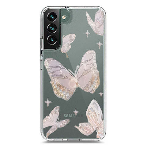 Samsung Galaxy S22 Plus 5G Cover - O'Nation Butterfly Dreams Series 2 - Clear Phone Case - Soft Silicon Borders