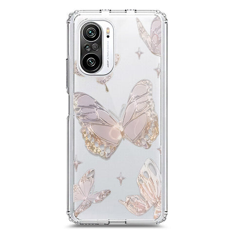 Xiaomi Redmi K40 Pro Cover - O'Nation Butterfly Dreams Series 2 - Clear Phone Case - Soft Silicon Borders