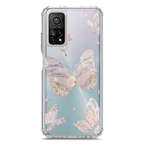 Xiaomi Mi 10T Cover - O'Nation Butterfly Dreams Series 2 - Clear Phone Case - Soft Silicon Borders