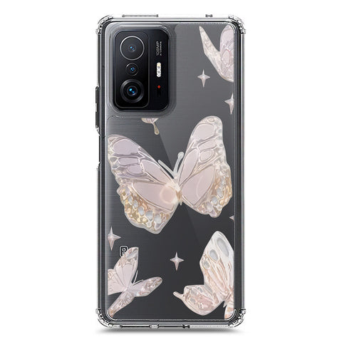 Xiaomi Mi 11T Pro Cover - O'Nation Butterfly Dreams Series 2 - Clear Phone Case - Soft Silicon Borders