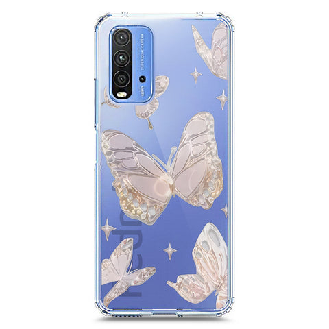 Xiaomi Poco M3 Cover - O'Nation Butterfly Dreams Series 2 - Clear Phone Case - Soft Silicon Borders