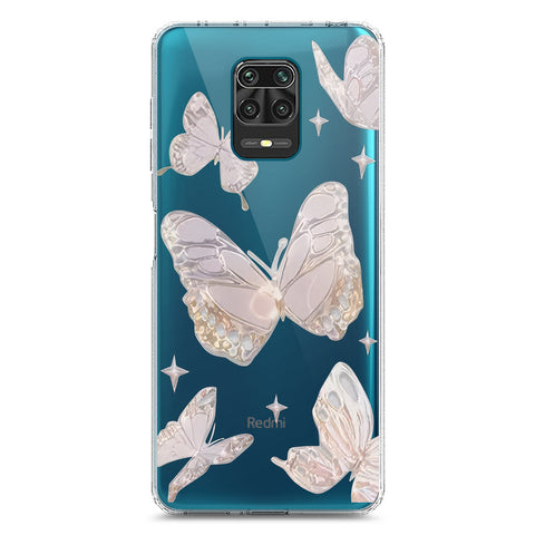 Xiaomi Redmi Note 9 Pro Cover - O'Nation Butterfly Dreams Series 2 - Clear Phone Case - Soft Silicon Borders
