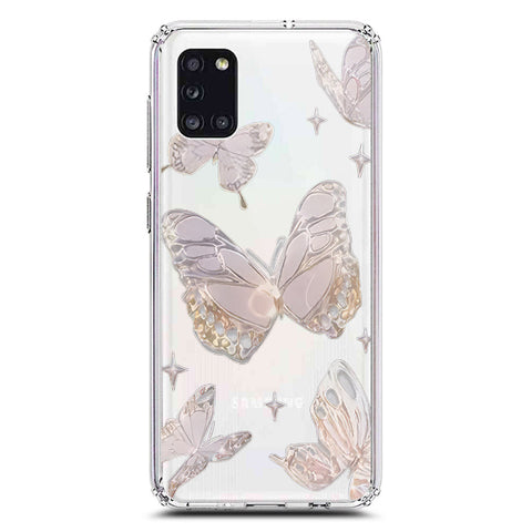 Samsung Galaxy A31 Cover - O'Nation Butterfly Dreams Series 2 - Clear Phone Case - Soft Silicon Borders