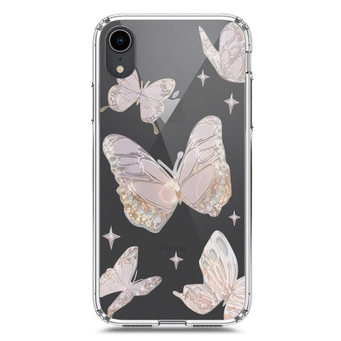 iPhone XR Cover - O'Nation Butterfly Dreams Series 2 - Clear Phone Case - Soft Silicon Borders