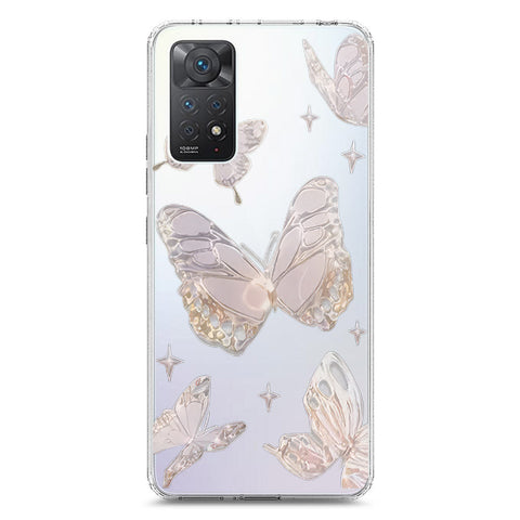 Xiaomi Redmi Note 11 Pro 5G Cover - O'Nation Butterfly Dreams Series 2 - Clear Phone Case - Soft Silicon Borders