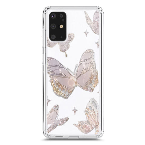 Samsung Galaxy S20 Plus Cover - O'Nation Butterfly Dreams Series 2 - Clear Phone Case - Soft Silicon Borders