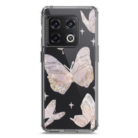 OnePlus 10 Pro Cover - O'Nation Butterfly Dreams Series 2 - Clear Phone Case - Soft Silicon Borders
