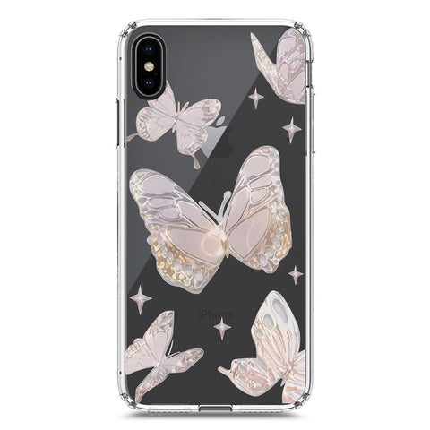 iPhone XS / X Cover - O'Nation Butterfly Dreams Series 2 - Clear Phone Case - Soft Silicon Borders