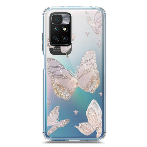 Xiaomi Redmi 10 2022 Cover - O'Nation Butterfly Dreams Series 2 - Clear Phone Case - Soft Silicon Borders