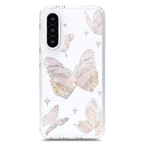 Samsung Galaxy F17 Cover - O'Nation Butterfly Dreams Series 2 - Clear Phone Case - Soft Silicon Borders