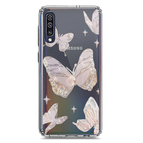 Samsung Galaxy A30s Cover - O'Nation Butterfly Dreams Series 2 - Clear Phone Case - Soft Silicon Borders