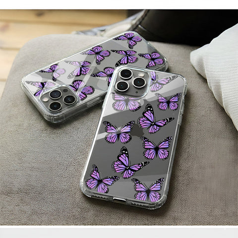 Samsung Galaxy S22 5G Cover - O'Nation Butterfly Dreams Series 2 - Clear Phone Case - Soft Silicon Borders