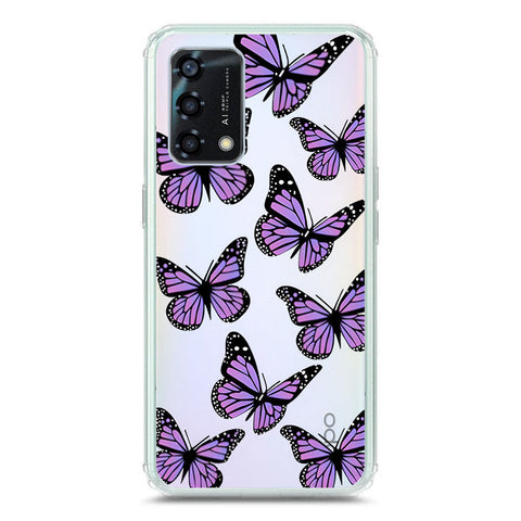 Oppo F19 Cover - O'Nation Butterfly Dreams Series 2 - Clear Phone Case - Soft Silicon Borders