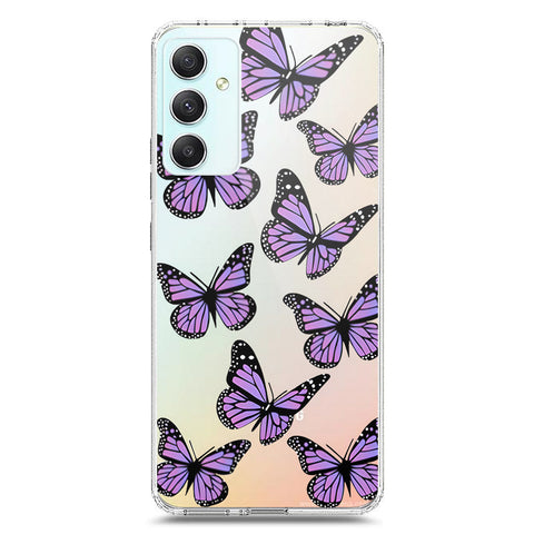 Samsung Galaxy A34 5G Cover - O'Nation Butterfly Dreams Series 2 - Clear Phone Case - Soft Silicon Borders