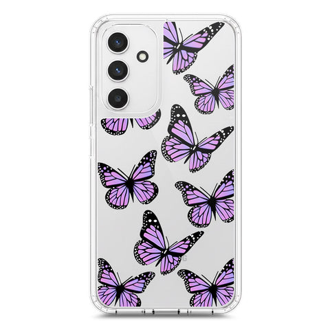 Samsung Galaxy A54 Cover - O'Nation Butterfly Dreams Series 2 - Clear Phone Case - Soft Silicon Borders