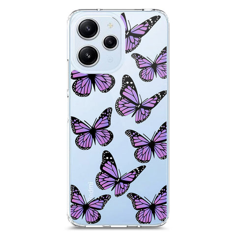 Xiaomi Redmi 12 Cover - O'Nation Butterfly Dreams Series 2 - Clear Phone Case - Soft Silicon Borders