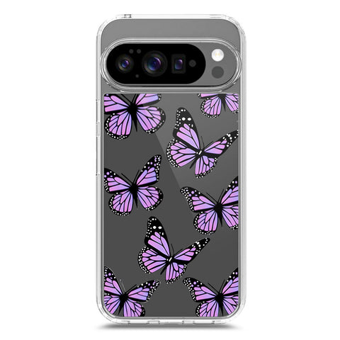 Google Pixel 9 Pro Cover - O'Nation Butterfly Dreams Series 2 - Clear Phone Case - Soft Silicon Borders