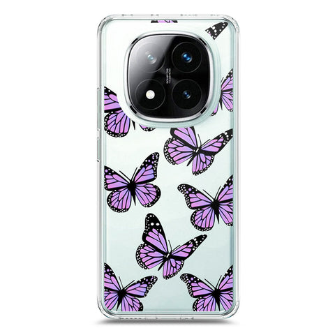 Xiaomi Redmi Note 14 Pro 4G Cover - O'Nation Butterfly Dreams Series 2 - Clear Phone Case - Soft Silicon Borders