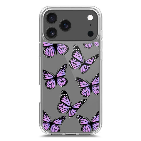 iPhone 17 Pro Max Cover - O'Nation Butterfly Dreams Series 2 - Clear Phone Case - Soft Silicon Borders