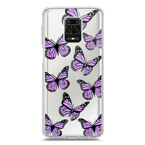 Xiaomi Redmi Note 9 Pro Max Cover - O'Nation Butterfly Dreams Series 2 - Clear Phone Case - Soft Silicon Borders