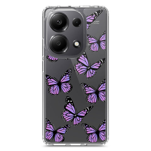 Xiaomi Poco M6 Pro 4G Cover - O'Nation Butterfly Dreams Series 2 - Clear Phone Case - Soft Silicon Borders