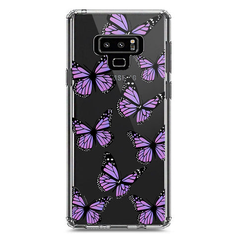Samsung Galaxy Note 9 Cover - O'Nation Butterfly Dreams Series 2 - Clear Phone Case - Soft Silicon Borders