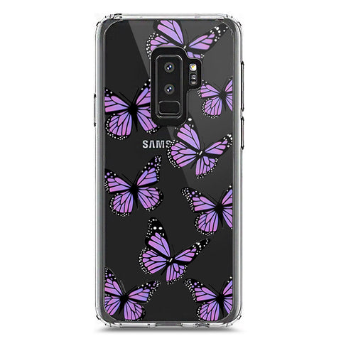 Samsung Galaxy S9 Plus Cover - O'Nation Butterfly Dreams Series 2 - Clear Phone Case - Soft Silicon Borders