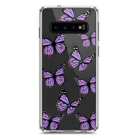 Samsung Galaxy S10 Cover - O'Nation Butterfly Dreams Series 2 - Clear Phone Case - Soft Silicon Borders