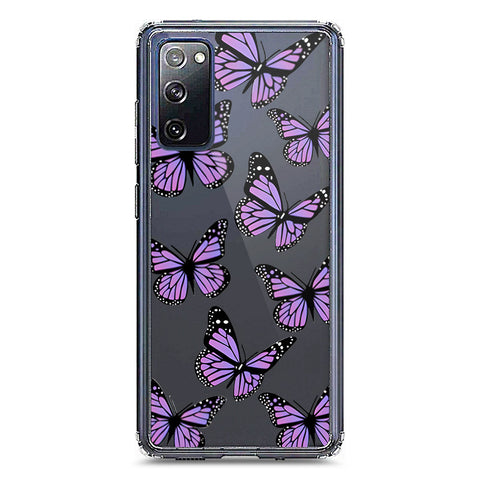 Samsung Galaxy S20 FE Cover - O'Nation Butterfly Dreams Series 2 - Clear Phone Case - Soft Silicon Borders