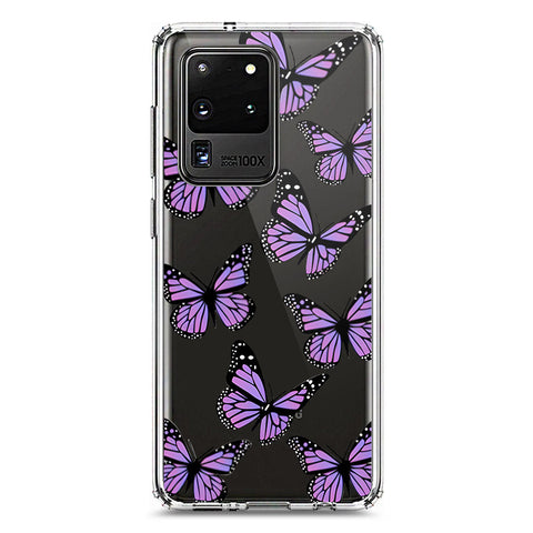 Samsung Galaxy S20 Ultra Cover - O'Nation Butterfly Dreams Series 2 - Clear Phone Case - Soft Silicon Borders