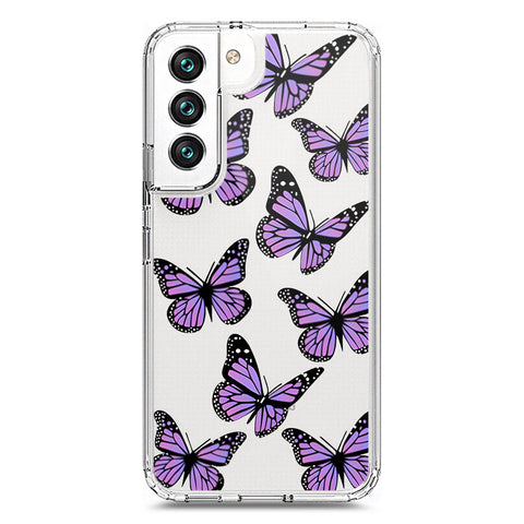 Samsung Galaxy S22 5G Cover - O'Nation Butterfly Dreams Series 2 - Clear Phone Case - Soft Silicon Borders