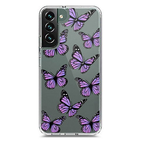 Samsung Galaxy S22 Plus 5G Cover - O'Nation Butterfly Dreams Series 2 - Clear Phone Case - Soft Silicon Borders