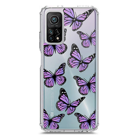 Xiaomi Mi 10T Cover - O'Nation Butterfly Dreams Series 2 - Clear Phone Case - Soft Silicon Borders