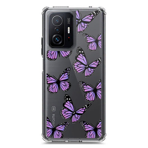 Xiaomi Mi 11T Pro Cover - O'Nation Butterfly Dreams Series 2 - Clear Phone Case - Soft Silicon Borders