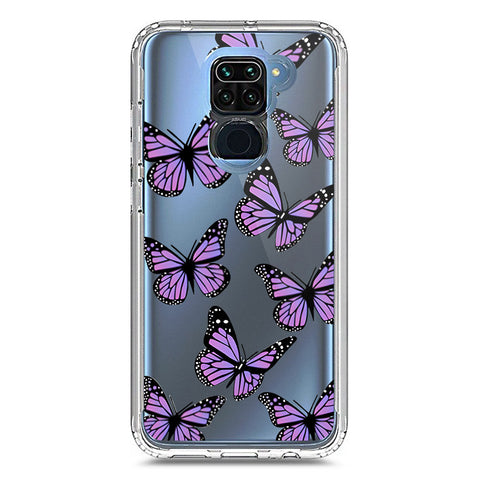 Xiaomi Redmi 10X 4G Cover - O'Nation Butterfly Dreams Series 2 - Clear Phone Case - Soft Silicon Borders