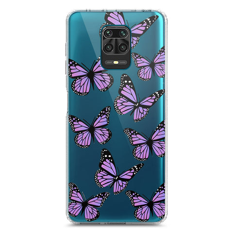 Xiaomi Redmi Note 9S Cover - O'Nation Butterfly Dreams Series 2 - Clear Phone Case - Soft Silicon Borders