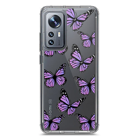 Xiaomi 12 Cover - O'Nation Butterfly Dreams Series 2 - Clear Phone Case - Soft Silicon Borders
