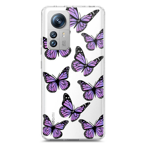 Xiaomi 12S Pro Cover - O'Nation Butterfly Dreams Series 2 - Clear Phone Case - Soft Silicon Borders