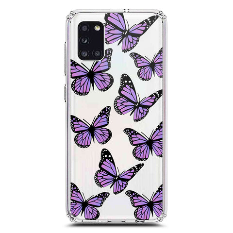 Samsung Galaxy A31 Cover - O'Nation Butterfly Dreams Series 2 - Clear Phone Case - Soft Silicon Borders