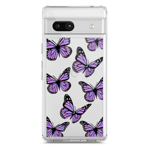 Google Pixel 7a Cover - O'Nation Butterfly Dreams Series 2 - Clear Phone Case - Soft Silicon Borders