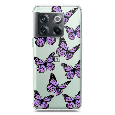 OnePlus 10T Cover - O'Nation Butterfly Dreams Series 2 - Clear Phone Case - Soft Silicon Borders