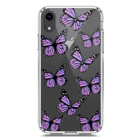 iPhone XR Cover - O'Nation Butterfly Dreams Series 2 - Clear Phone Case - Soft Silicon Borders